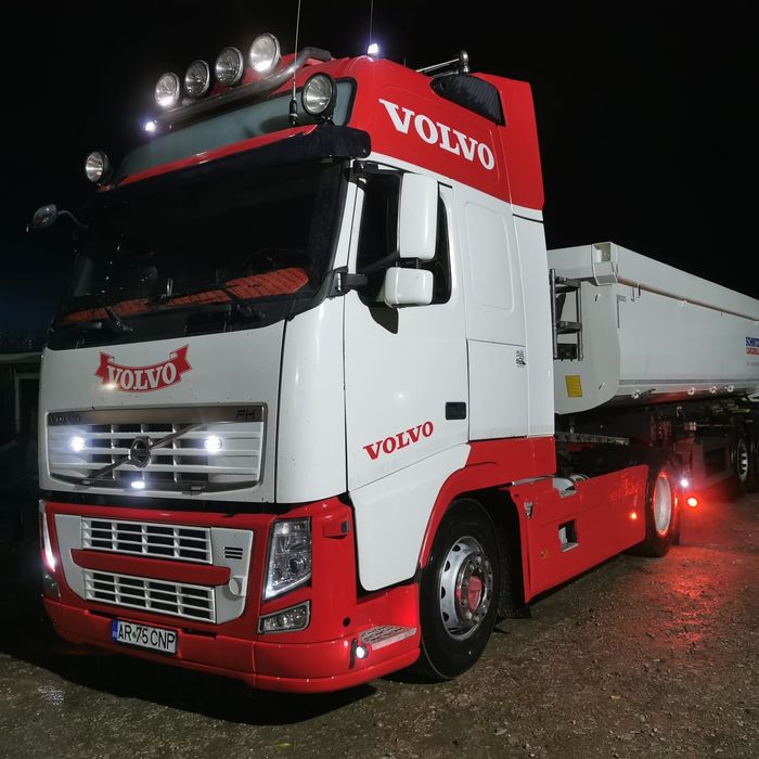 Volvo EEV 460 și semiremorcă schmitz bascula