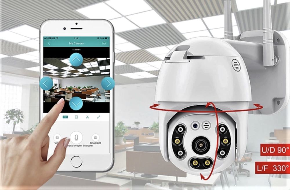 WiFi Уличная поворотная IP-камера наблюдения PTZ outdoor camera kamera ...