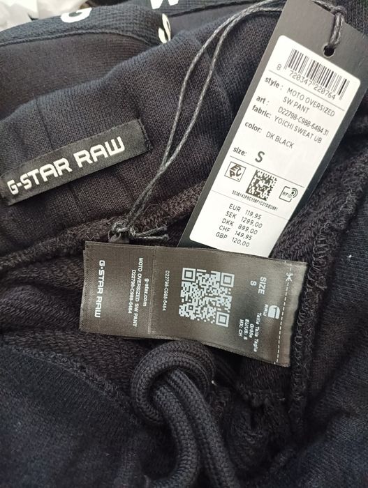 Оригинално долнище G-STAR RAW MOTO XS S XL 2XL ново мъжко черно анцуг
