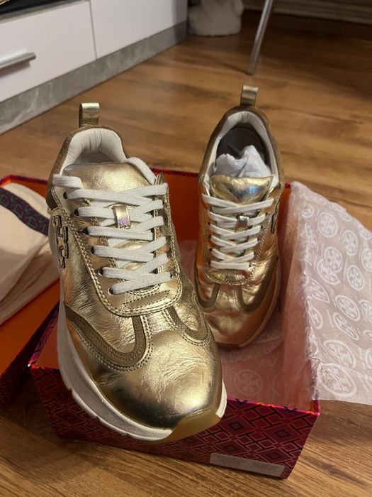 Adidasi Aurii Tory Burch