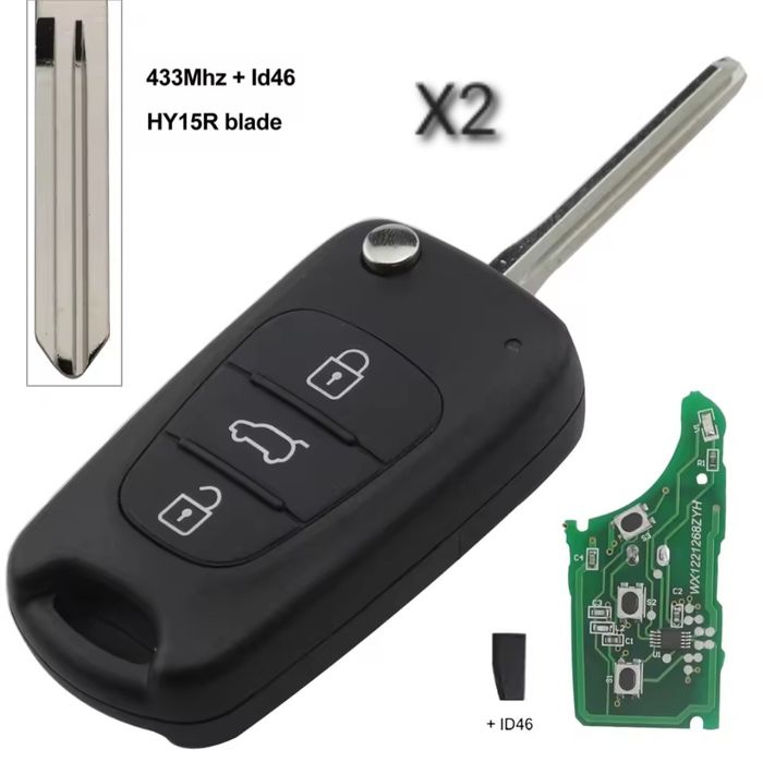 Set complet pornire/inchidere Hyundai / Kia  (Butuc+4 chei)