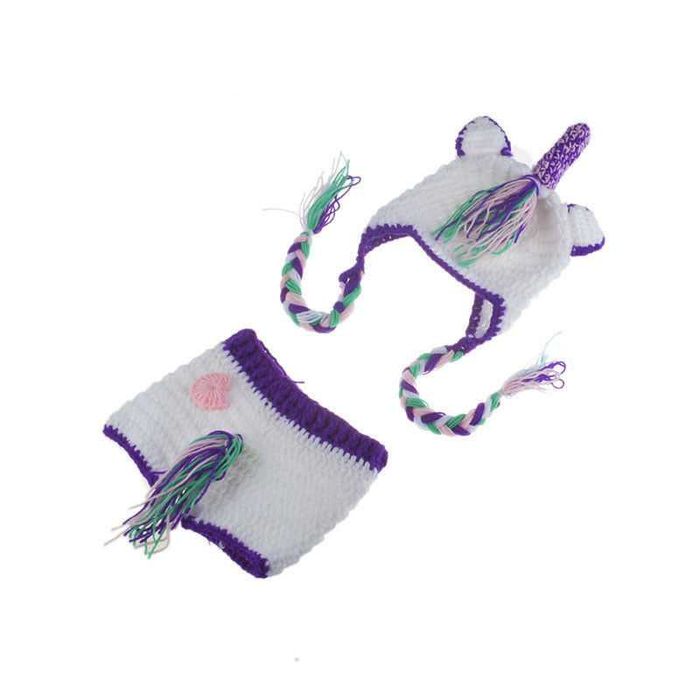 Costum crosetat bebelusi raton/unicorn/sedinte foto botez