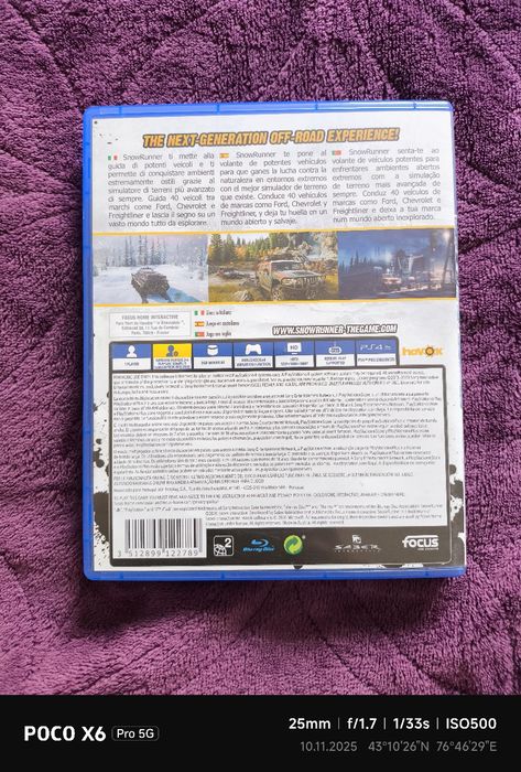 Диск snowrunner для ps4