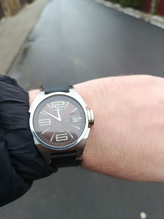 Ceas bărbătesc rar Seiko Pulsar VX42-X149 39 mm