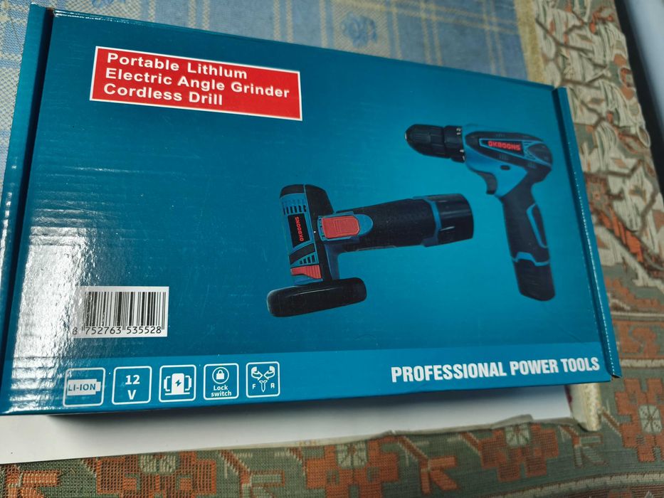 Set flex + bormasina cu 2 acumulatori 48 V