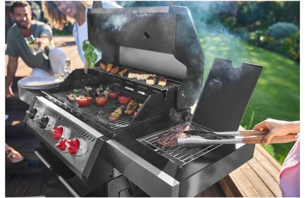 Grătar pe gaz GRILLMEISTER Lidl 4+1 arzătoare – Nou, sigilat