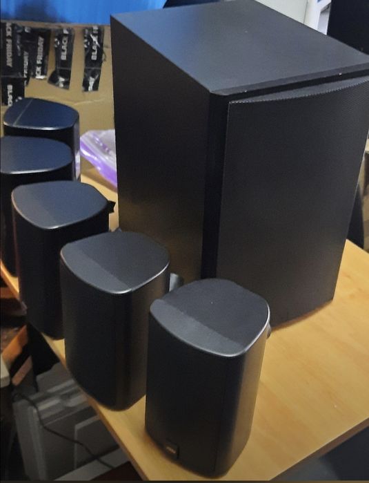 Vând sistem 5.1 caton sateliți plus X