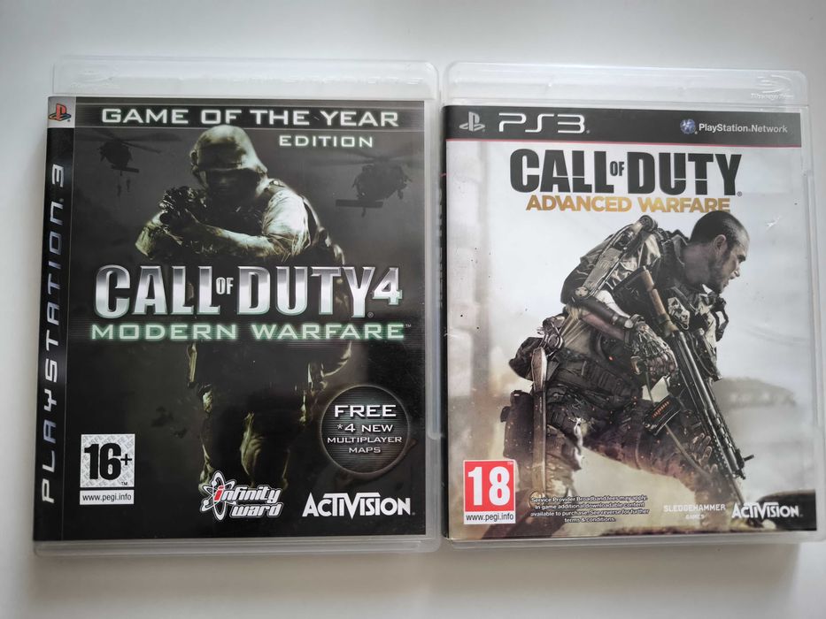 Call of Duty 4 Modern Warfare 20лв. Advanced Warfare 20лв PS3 ПС3