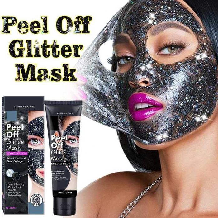 Звездна отлепваща се блестяща маска за лице