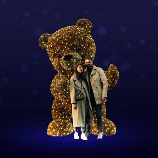 Figura LED "Ursulețul TEDDY" — romantism și sărbătoare!