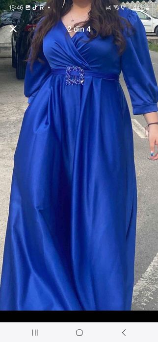 Rochie satină purtată 2 ore