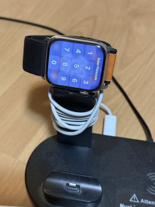 Apple watch series 7  cellular stainless steel 45mm safir