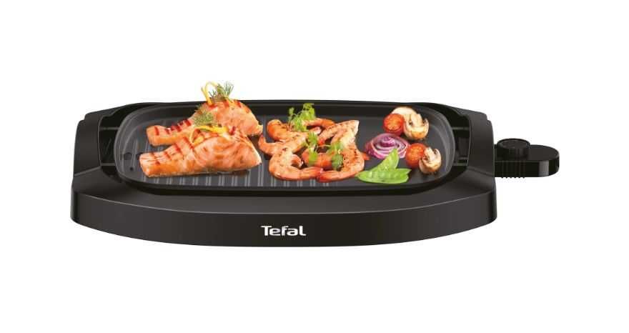 Gratar electric Tefal Plancha CB6A0830, 2000 W, 2 zone de gatit