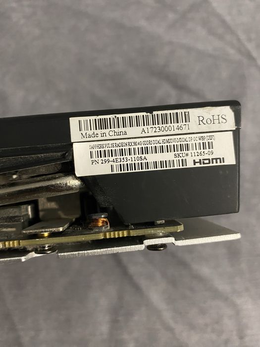 Sapphire Pulse Radeon Rx 580 4gb GDDR5 Dual