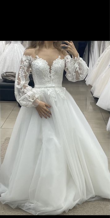 Счастливое свадебное платье