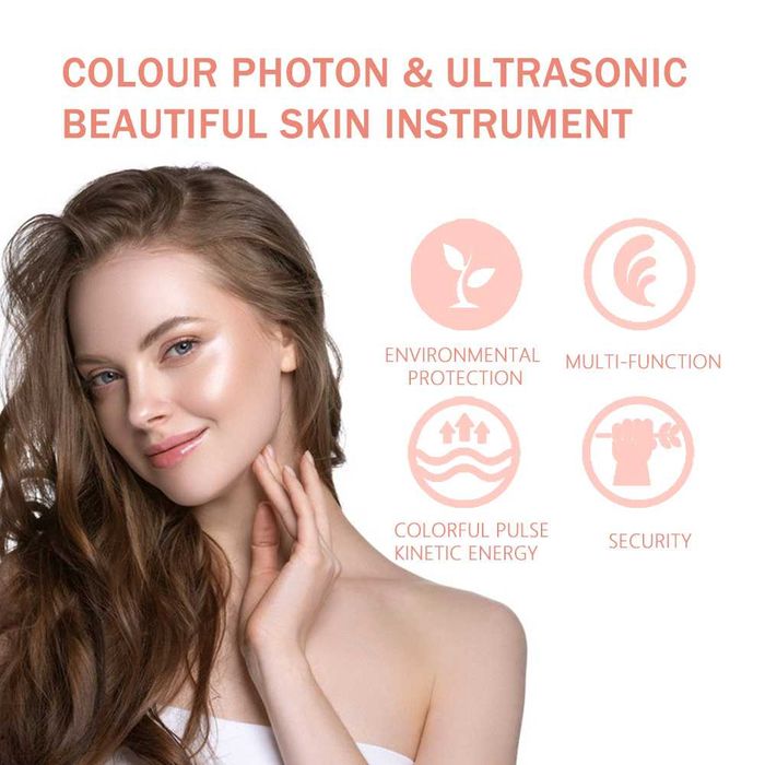 Портативен фотон ултразвук за акне, бръчки, целулит, ултразвуков уред