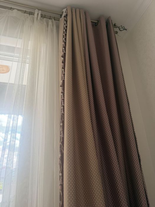 Продам комплект штор, тюль и гардина