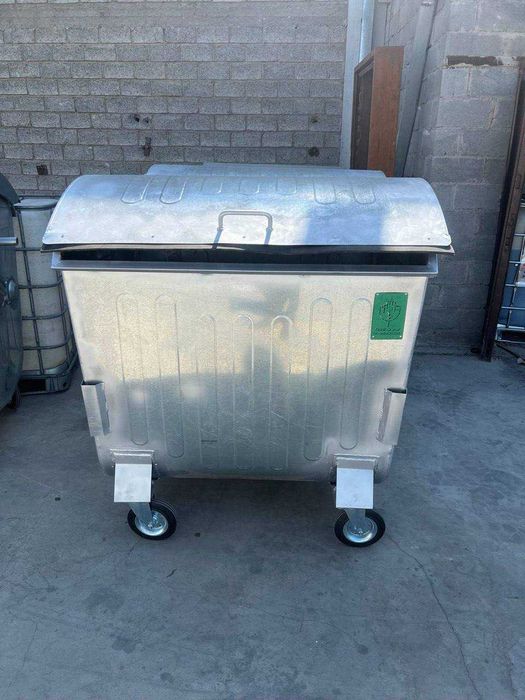 Oцинкованная Мусорный контейнер 1100Л евростандарт (en840)