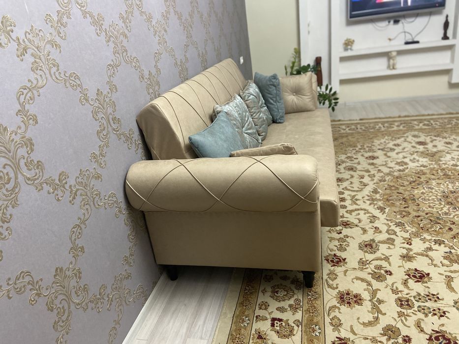 Диван-книжка в цвете беж