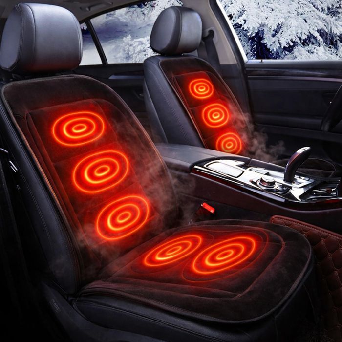 Накидка с подогревом для любой авто с гарантией, необичный подарок