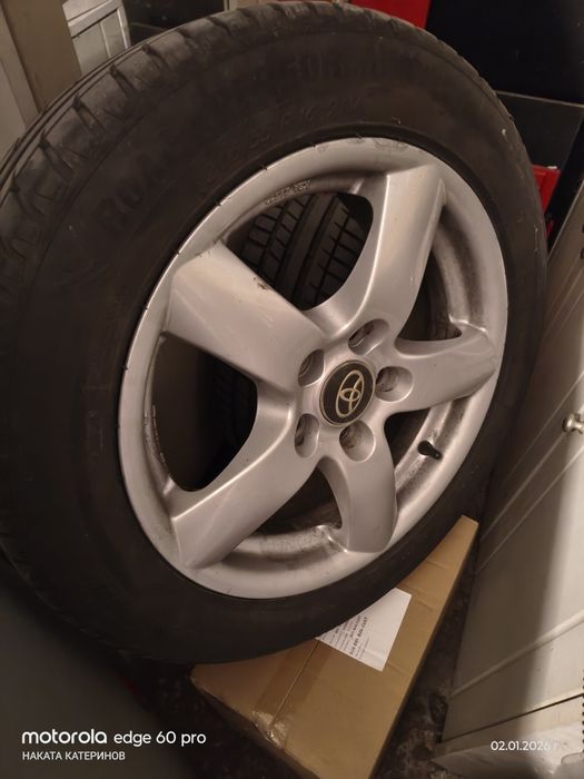 Летни гуми205/55/16 + лети Джанти 16 ки за Тойота 5×114.3 - 16 ки