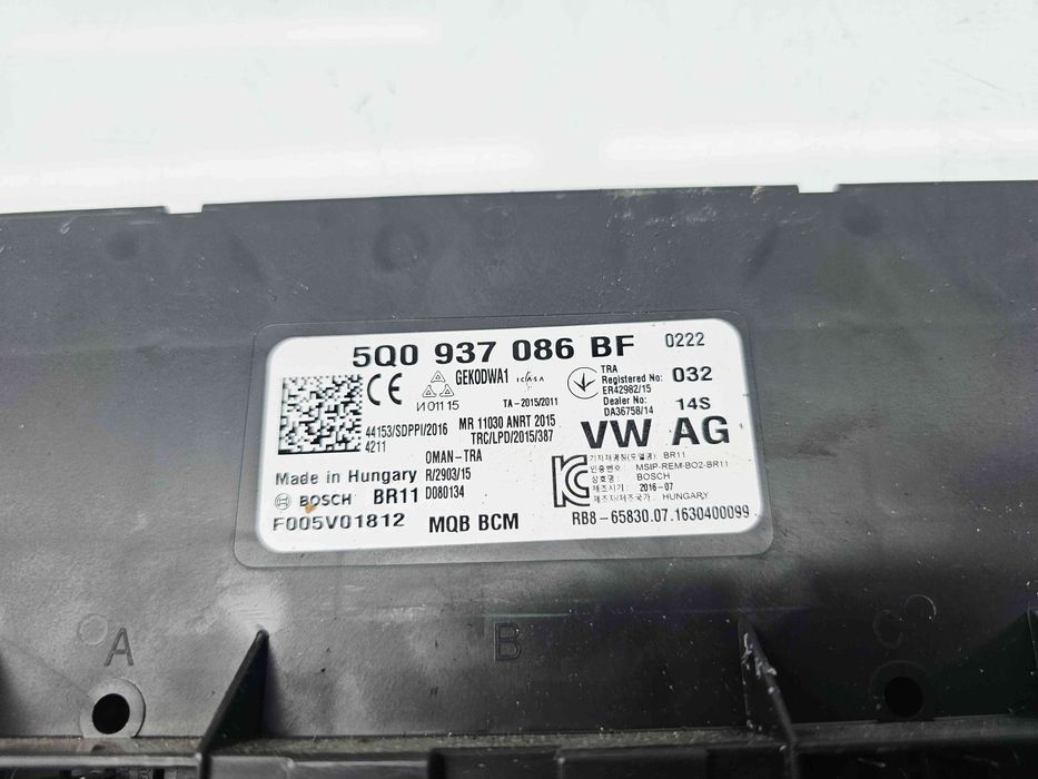 Modul confort Volkswagen Passat B8 Variant (3G5) [Fabr 2015-prezent]