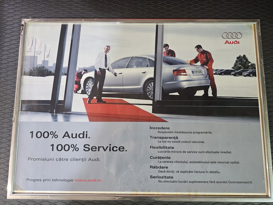 Reclama Audi Service Romania