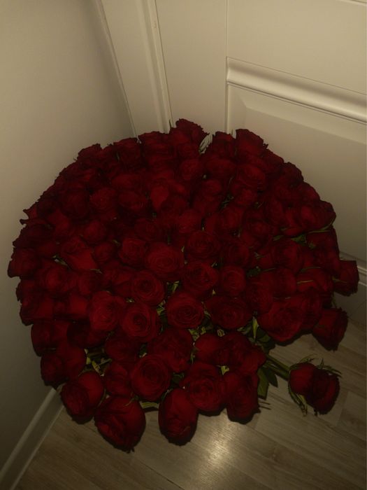 101 красные розы