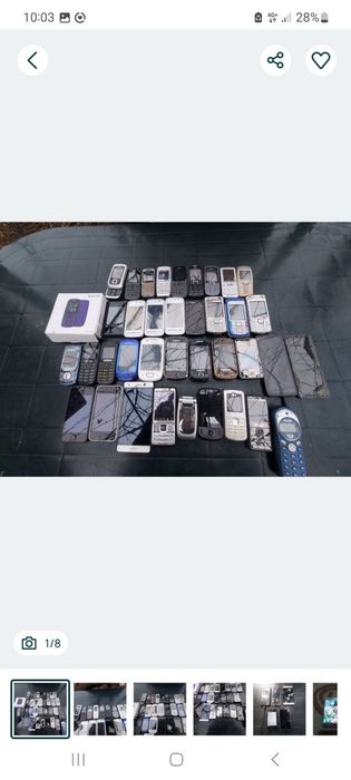Lot Telefoane mobile și cu fir  vechi de colecție, vintage