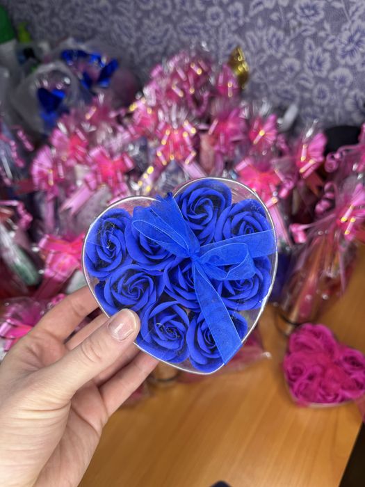 Мыльные розы, розы из мыла