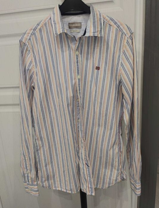 Рубашка Napapijri 100% хлопок. Премиум.