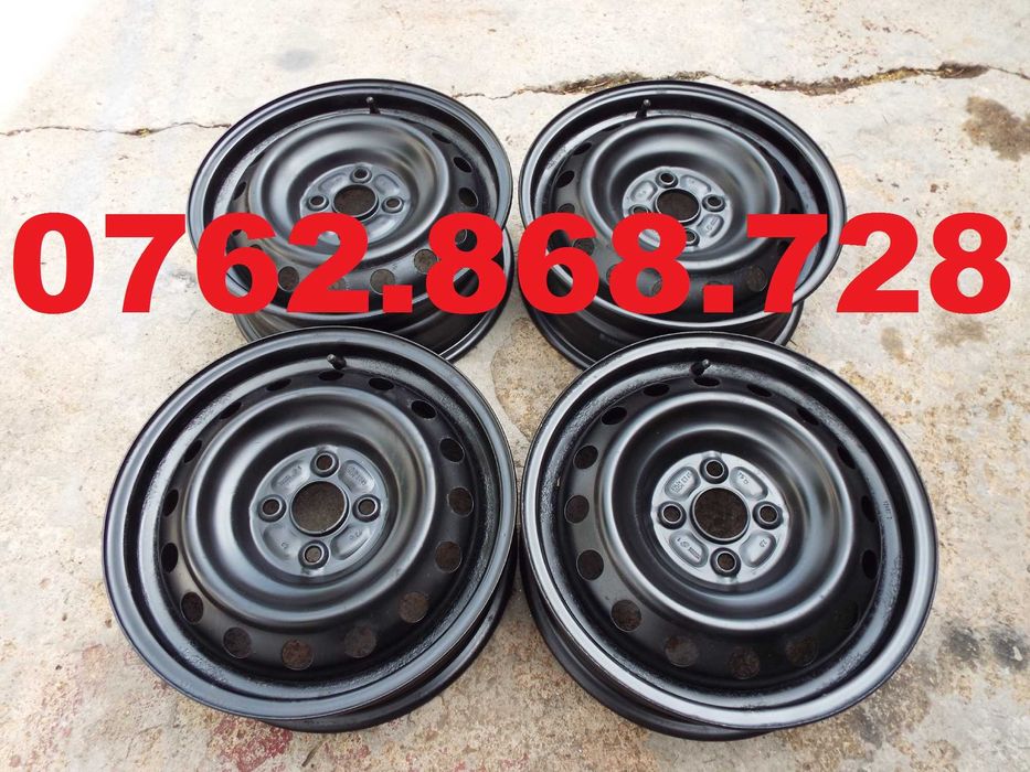 Vand 4 jante tabla pe 15" pentru toyota yaris,corola,aygo,hyundai i20 pret  600ron toate4
