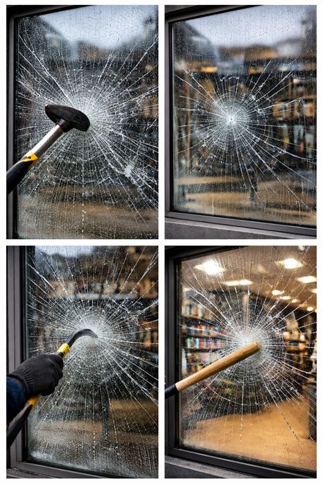 Противоударная прозрачная пленка на окна