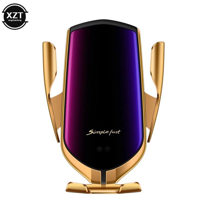 Suport Telefon cu senzor și încărcare wireless cu prindere grila aer