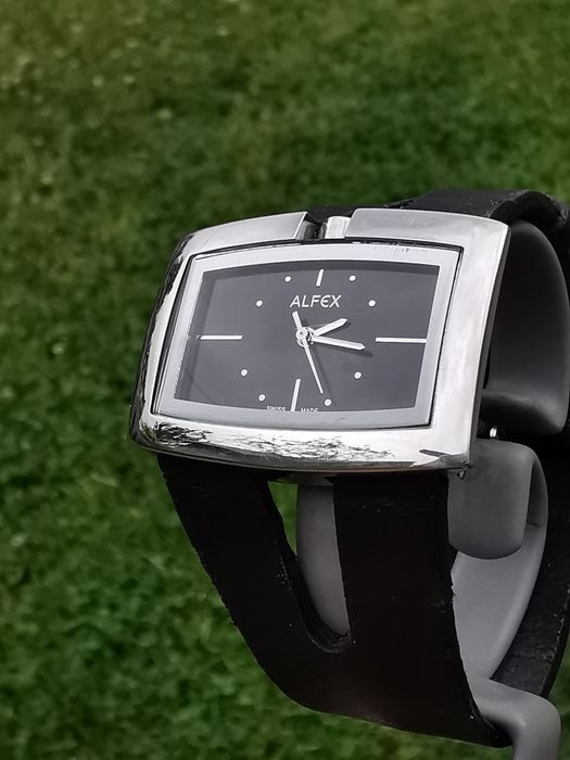 Ceas Alfex - Elvețian - Ronda 5 rubine - Dama - 28*38 mm