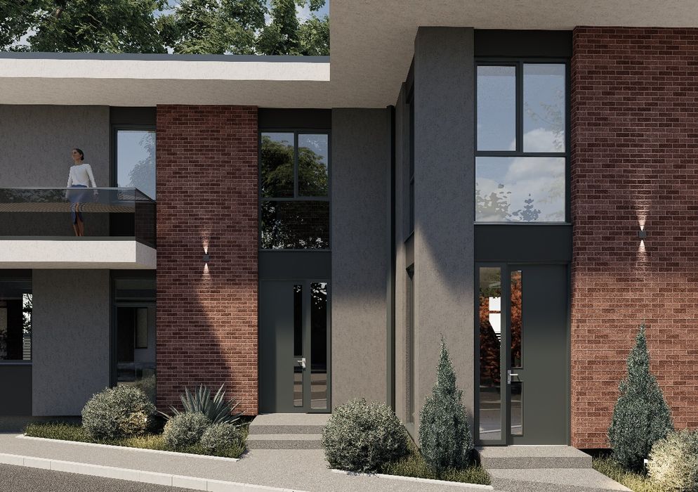Case cuplate + Casa Individuala P+E NZEB Panouri Fotovoltaice + stații încărcare Auto Finisaje Premium !