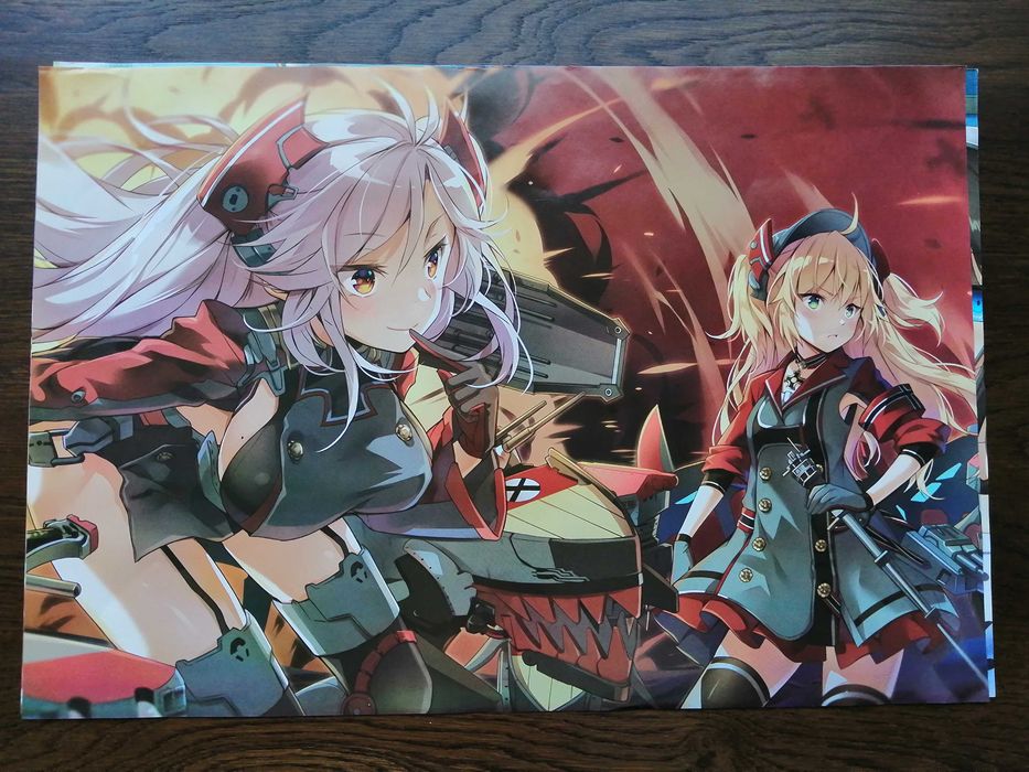 Аниме плакати Azur Lane и ключодържател