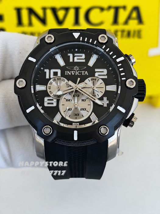 INVICTA Diver Black/Silver 52 mm, Инвикта нов мъжки часовник