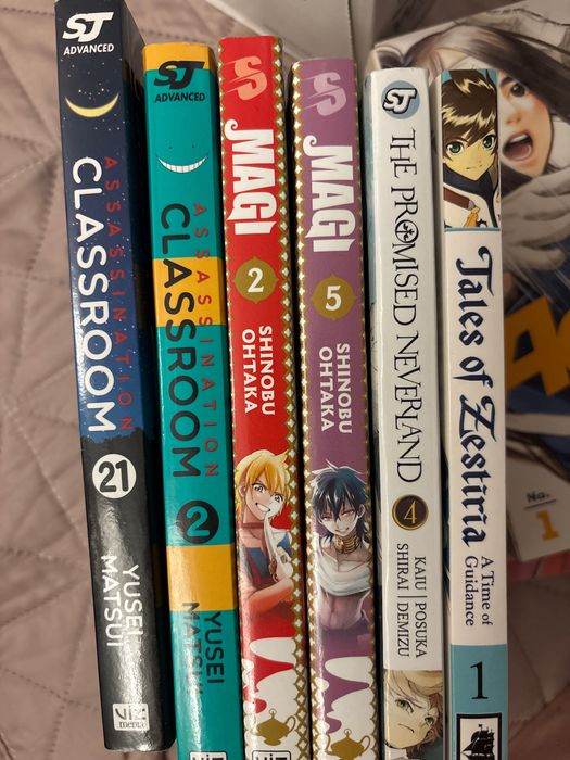 Assassination Classroom, MAGI, The Promised Neverland, Tales of Zesteria