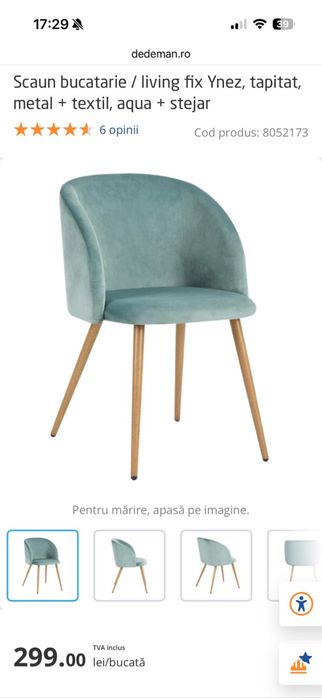 Scaune living / Bucatarie Dedeman