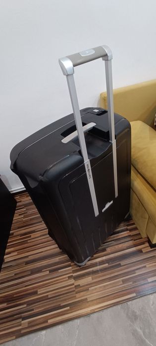 Troler Samsonite S'Cure Spinner, 81x55x35cm, negru