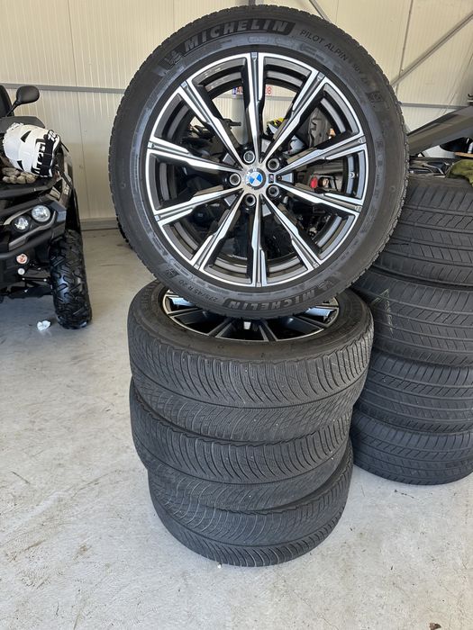 jante bmw x5 x6 g05 g06 m packet anvelope 275 45 20 michelin