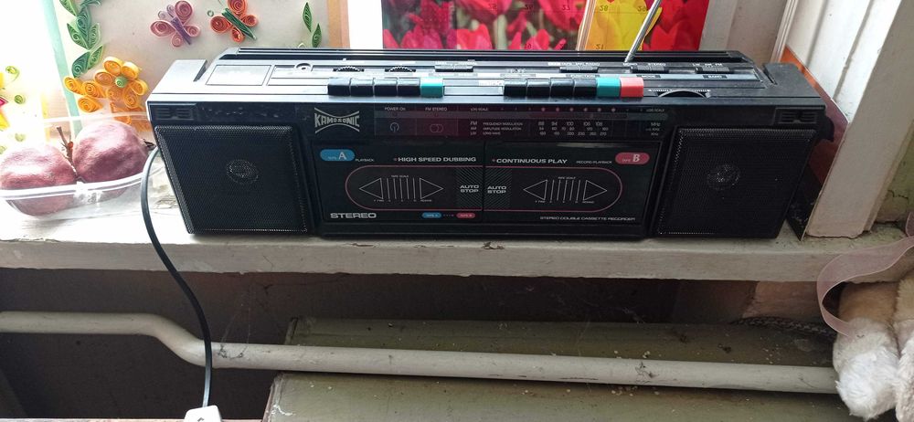 Радиокасетофон с две касети Kamosonic KA-918