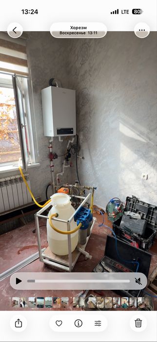 Отапления ювиш хизмати Гидровлический промывка отапления