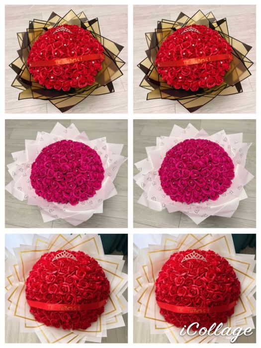 Buchet 101 trandafiri 200 lei