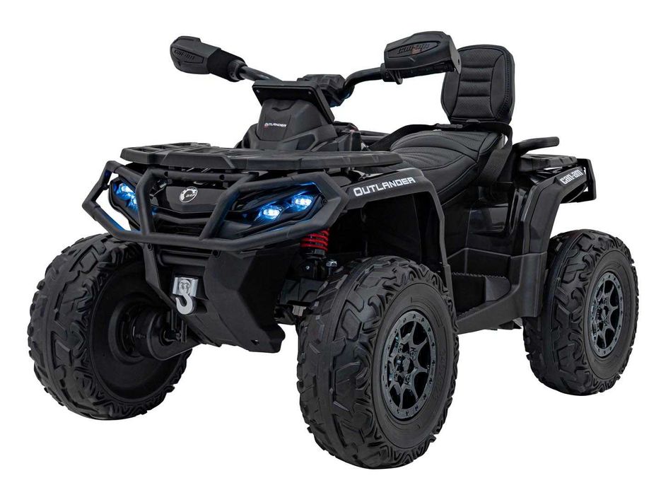 ATV electric pt copii Autokids Can-AM OUTLANDER 24V 4x4  (005) Negru