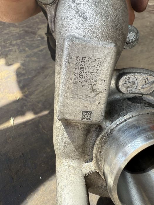 Turbo turbina turbosuflanta Peugeot 208 1.4hdi 8hr 2006-2014 cod 96732