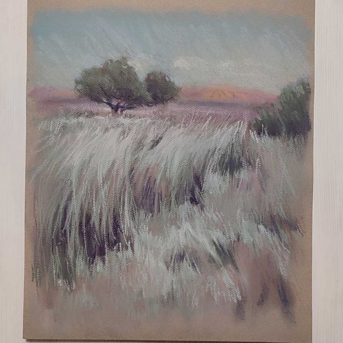 Картина пастелью.