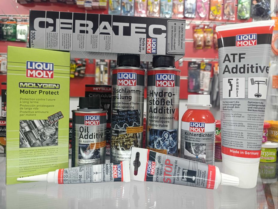 Присадки Liqui Moly. В двигатель, МКПП, АКПП, редуктор, раздатку
