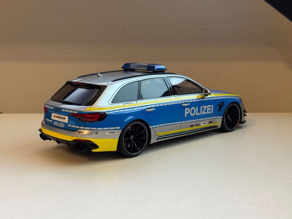 Macheta Audi ABT RS4-R Polizei 1:18 GT Spirit GT817